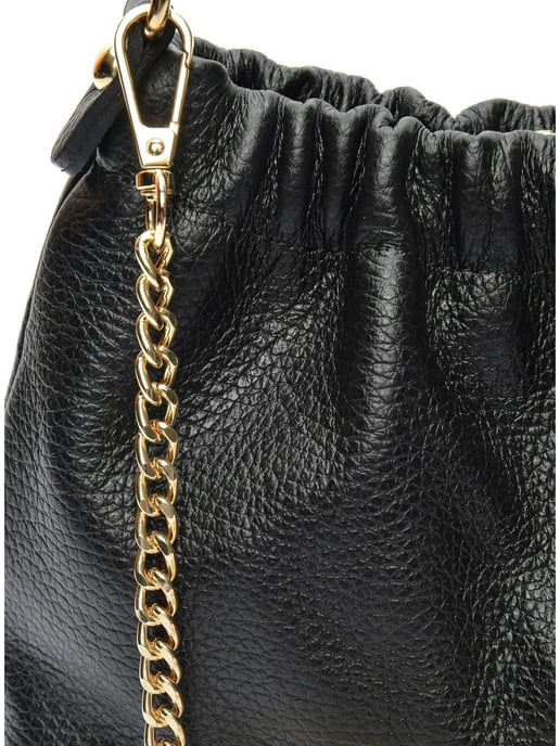 Isabella Rhea Zwart Rundleer Tas - Image 3