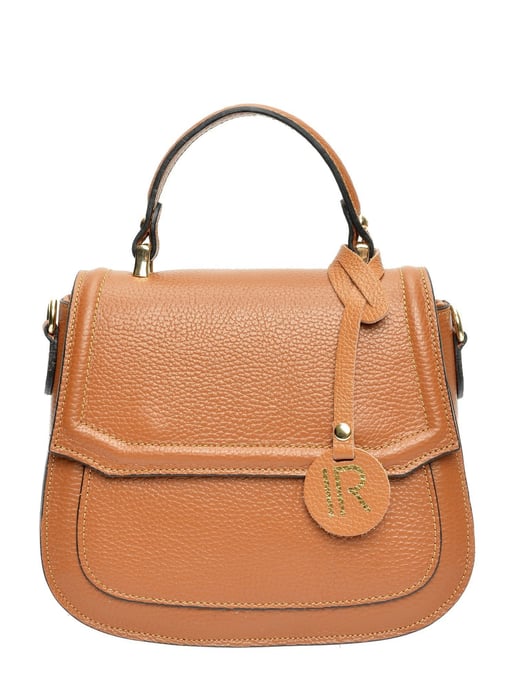 Isabella Rhea Brown Rundleer Tas - Image 1