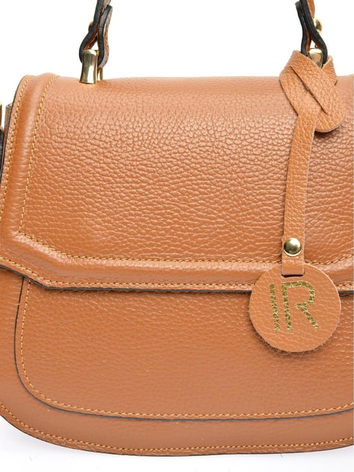Isabella Rhea Brown Rundleer Tas - Image 3
