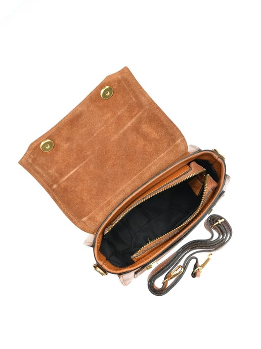 Isabella Rhea Brown Rundleer Tas - Image 4