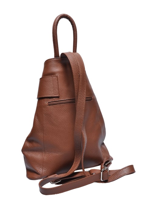 Anna Luchini Bordeauxrood Rundleer Tas - Image 2