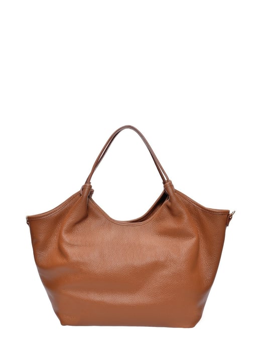 Isabella Rhea Brown Rundleer Tas - Image 1