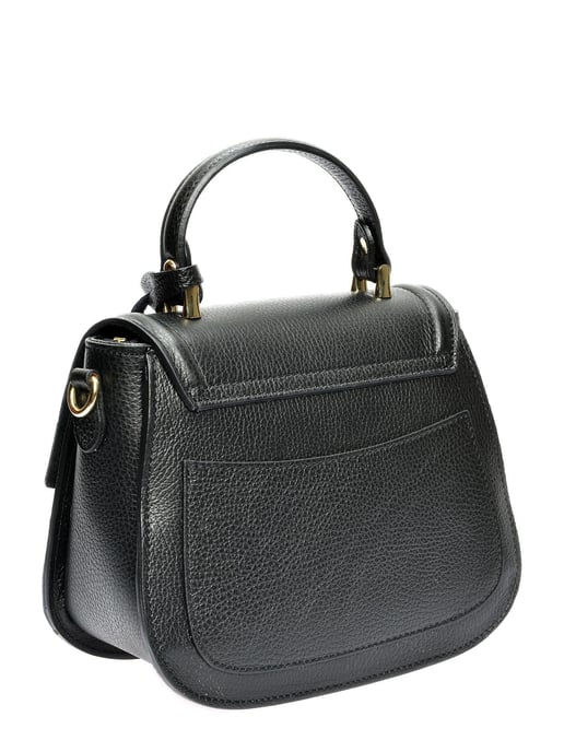 Isabella Rhea Zwart Rundleer Tas - Image 2