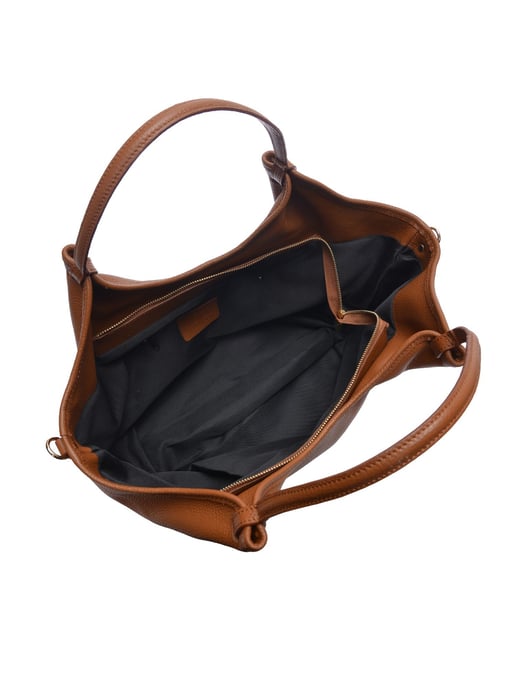 Isabella Rhea Brown Rundleer Tas - Image 4