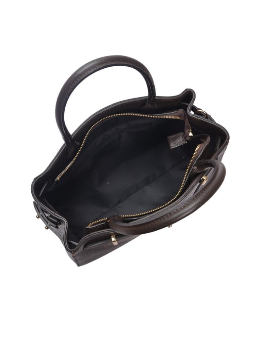 Isabella Rhea Bordeauxrood Rundleer Tas - Image 4