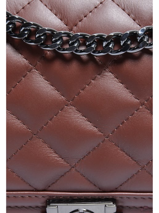 Anna Luchini Bordeauxrood Rundleer Tas - Image 3