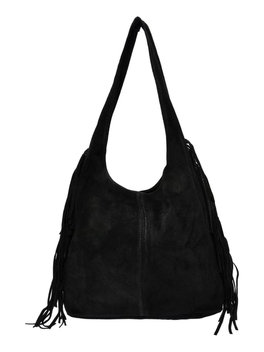 Isabella Rhea Zwart Rundleer Tas - Image 1