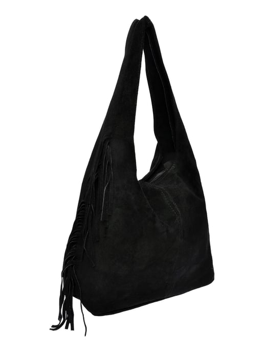 Isabella Rhea Zwart Rundleer Tas - Image 2
