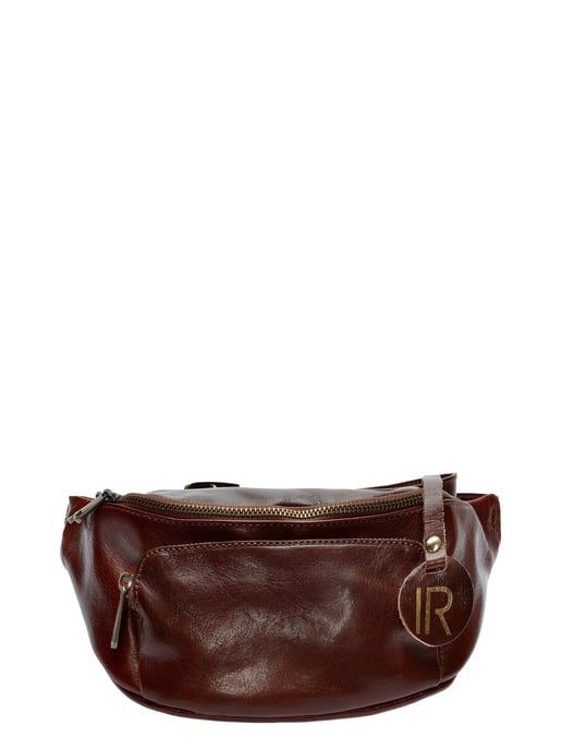 Isabella Rhea Bordeauxrood Rundleer Tas - Image 1