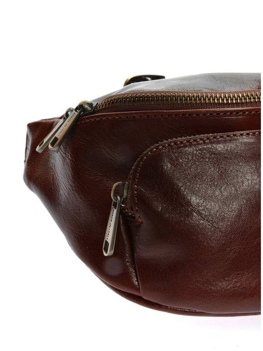 Isabella Rhea Bordeauxrood Rundleer Tas - Image 3
