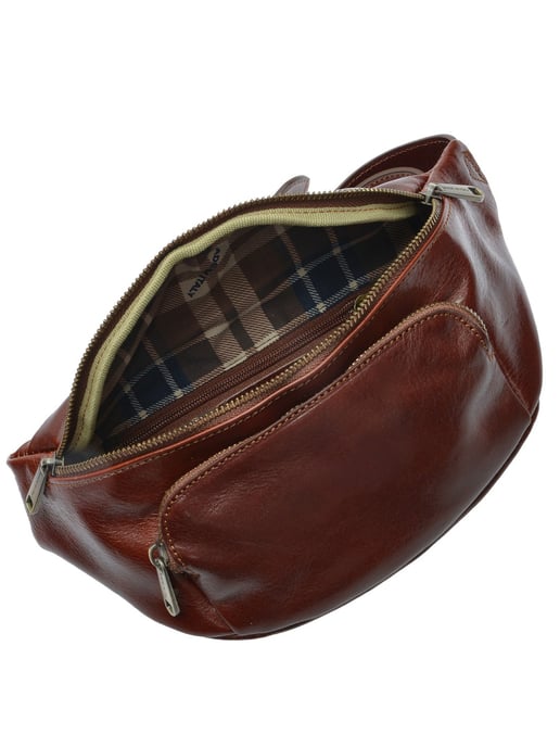 Isabella Rhea Bordeauxrood Rundleer Tas - Image 4