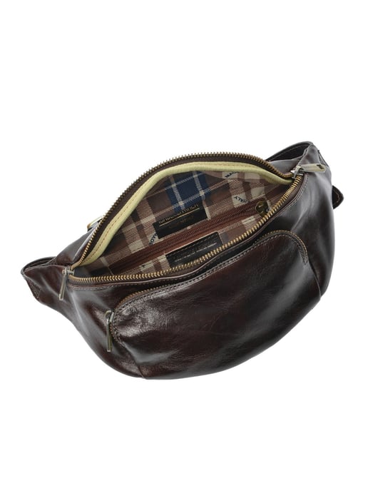 Isabella Rhea Bordeauxrood Rundleer Tas - Image 4