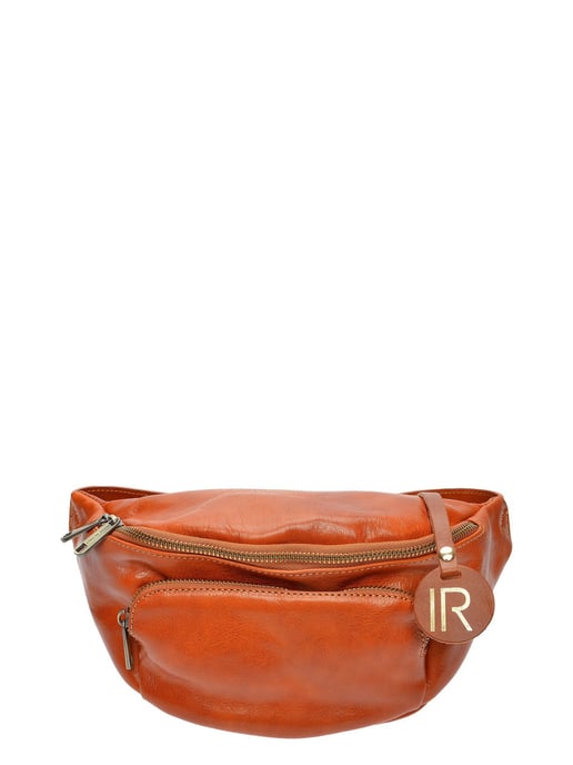 Isabella Rhea Brown Rundleer Tas - Image 1