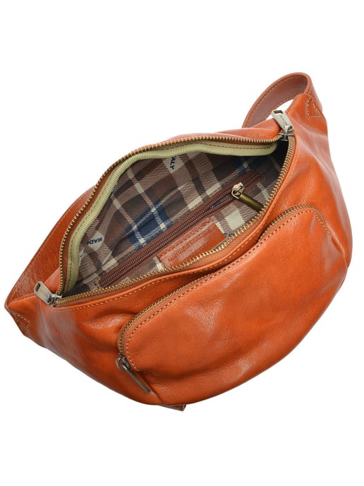 Isabella Rhea Brown Rundleer Tas - Image 4