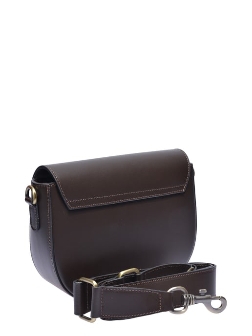 Isabella Rhea Bordeauxrood Rundleer Tas - Image 2
