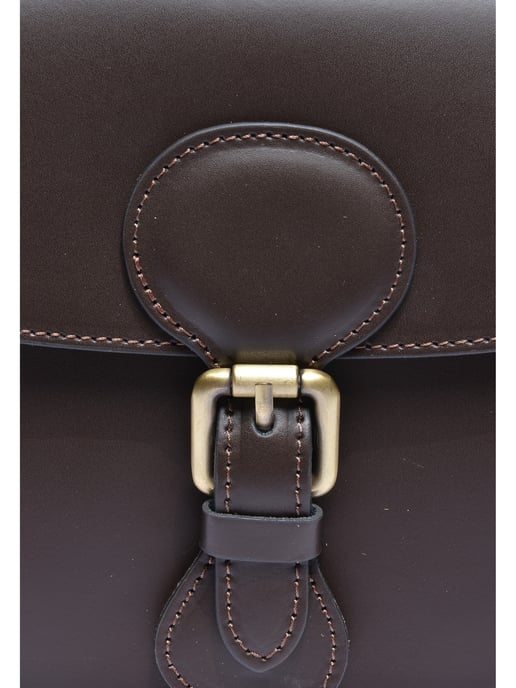 Isabella Rhea Bordeauxrood Rundleer Tas - Image 3