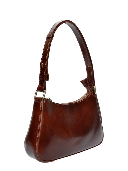 Isabella Rhea Bordeauxrood Rundleer Tas - Image 2