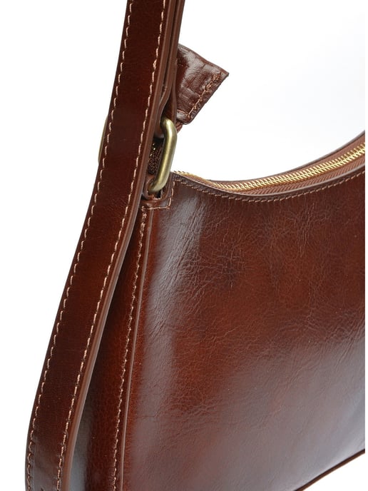 Isabella Rhea Bordeauxrood Rundleer Tas - Image 3
