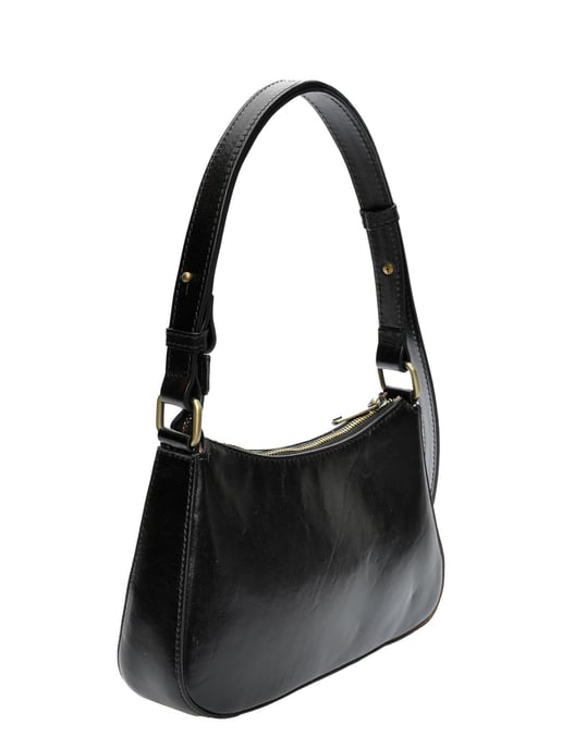 Isabella Rhea Zwart Rundleer Tas - Image 2