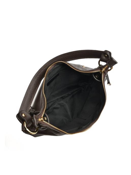 Isabella Rhea Bordeauxrood Rundleer Tas - Image 4