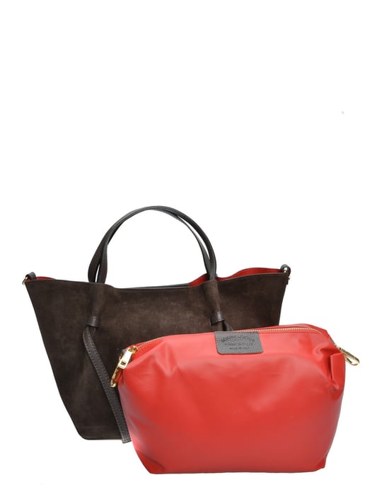 Isabella Rhea CHOCOLADE Rundleer Tas - Image 3