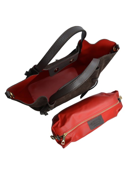 Isabella Rhea CHOCOLADE Rundleer Tas - Image 4