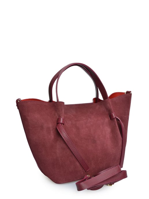 Isabella Rhea Bourgondië Rundleer Tas - Image 2