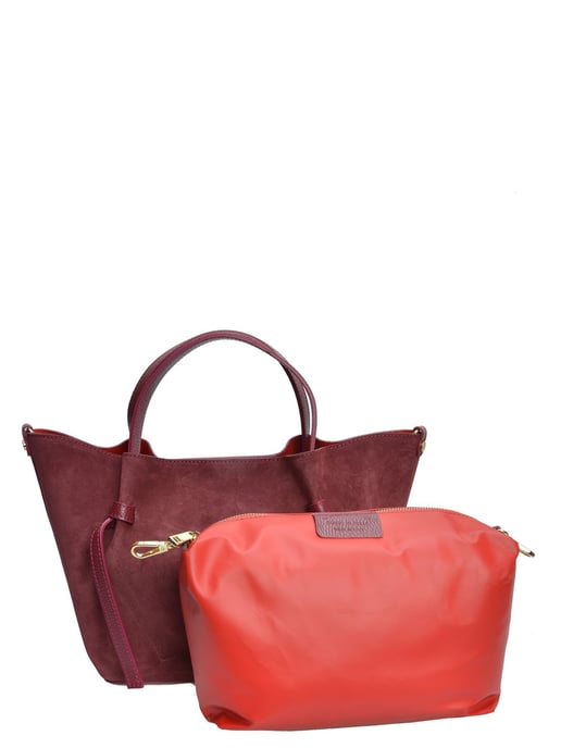 Isabella Rhea Bourgondië Rundleer Tas - Image 3
