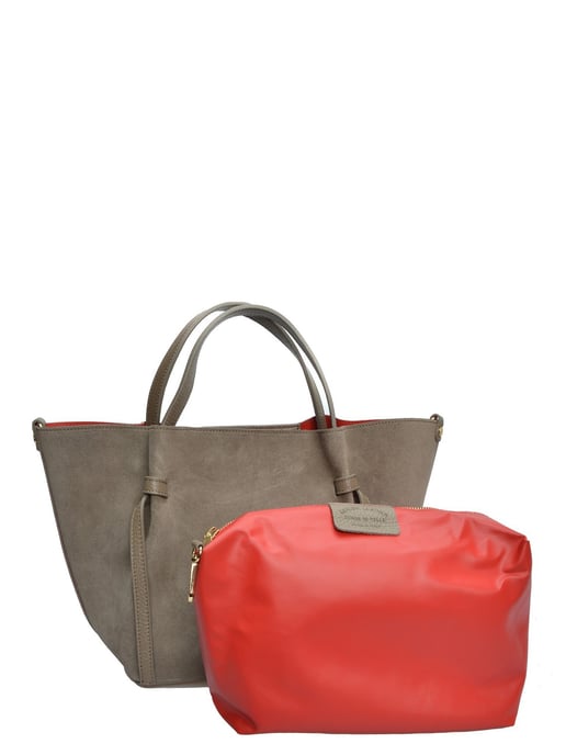 Isabella Rhea Beige Rundleer Tas - Image 3