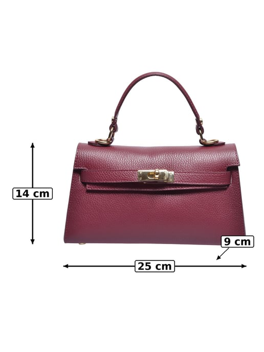 Anna Luchini EDGE Rundleer Tas - Image 5