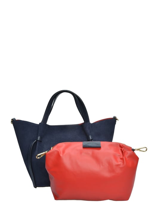 Isabella Rhea Blauw Rundleer Tas - Image 3