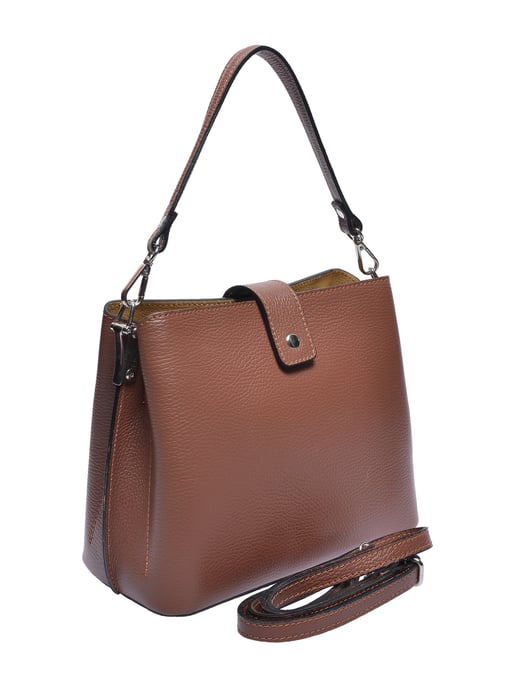 Isabella Rhea Bordeauxrood Rundleer Tas - Image 2