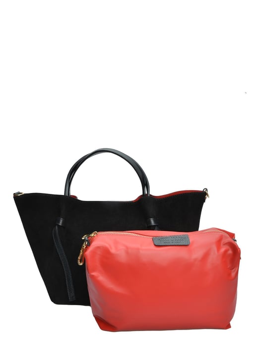 Isabella Rhea Zwart Rundleer Tas - Image 3