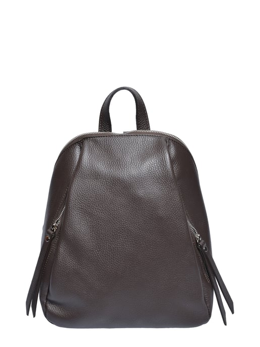 Anna Luchini Bordeauxrood Rundleer Tas - Image 1