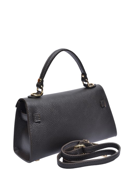 Anna Luchini Bordeauxrood Rundleer Tas - Image 2