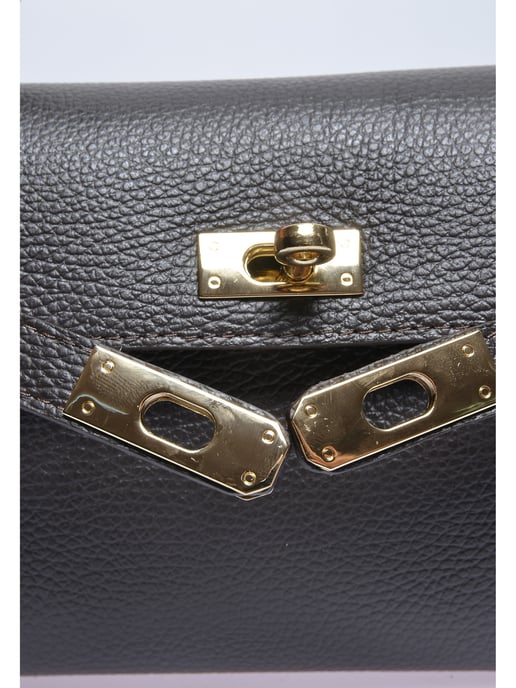 Anna Luchini Bordeauxrood Rundleer Tas - Image 3