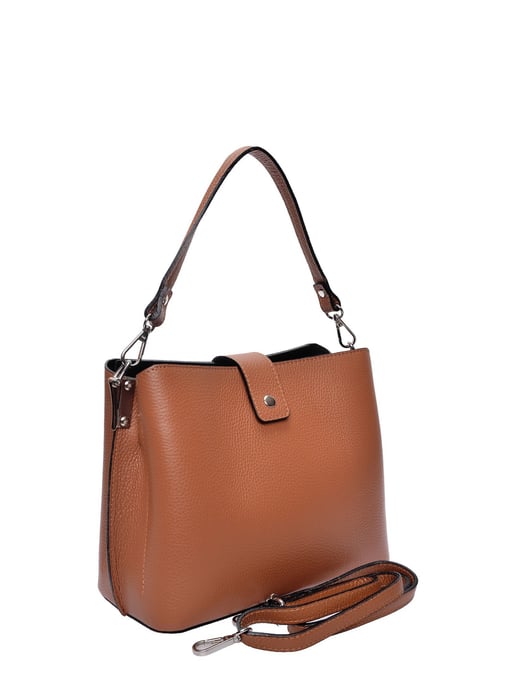 Isabella Rhea Brown Rundleer Tas - Image 2
