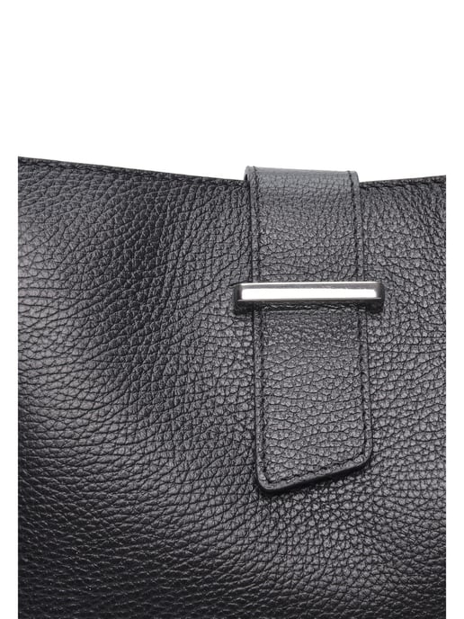 Isabella Rhea Zwart Rundleer Tas - Image 3