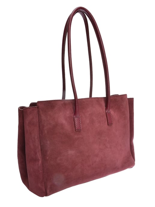 Isabella Rhea Bourgondië Rundleer Tas - Image 2