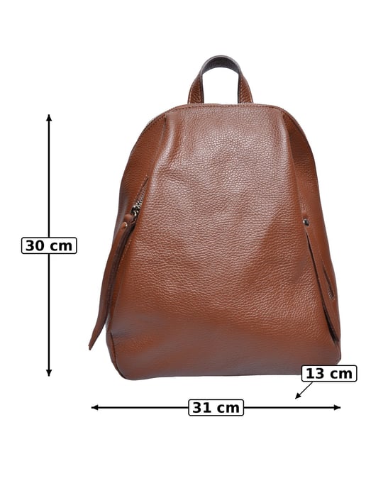 Anna Luchini Bordeauxrood Rundleer Tas - Image 5