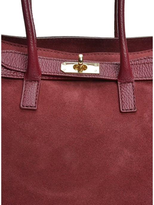 Isabella Rhea Bourgondië Rundleer Tas - Image 3