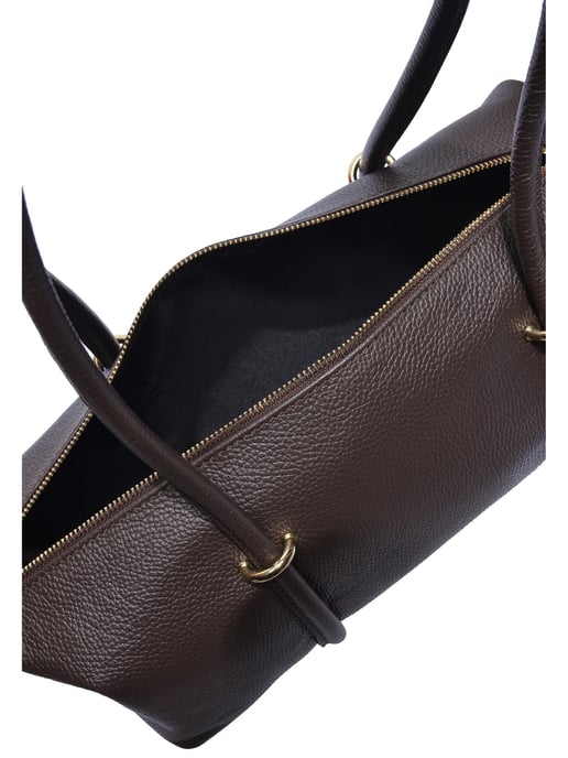 Isabella Rhea Tweekleurig Rundleer Tas - Image 4
