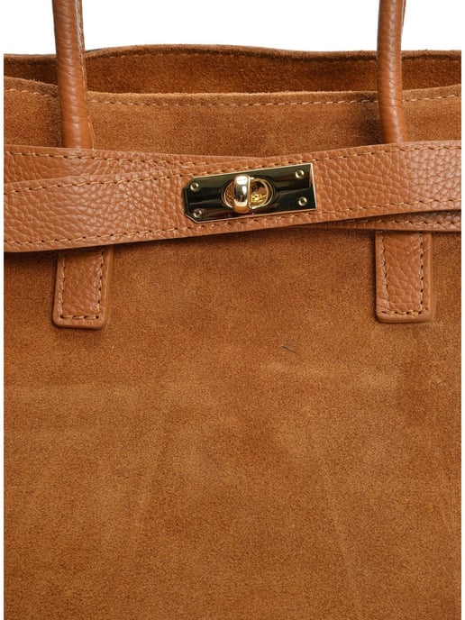 Isabella Rhea Brown Rundleer Tas - Image 3