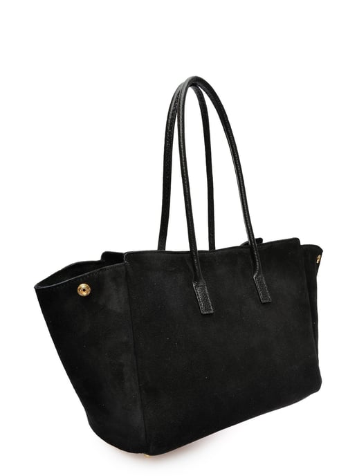 Isabella Rhea Zwart Rundleer Tas - Image 2