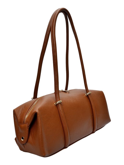 Isabella Rhea COGNAC Rundleer Tas - Image 2