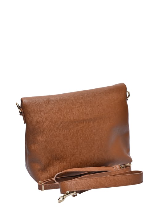 Anna Luchini Brown Rundleer Tas - Image 2
