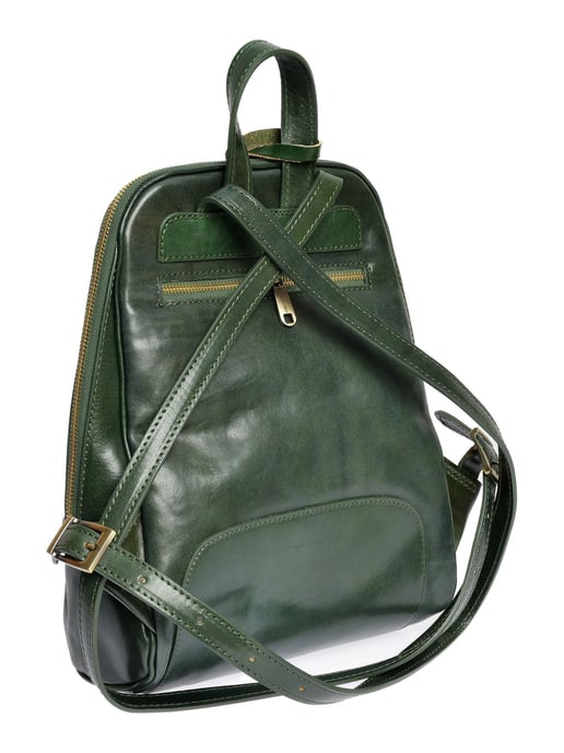 Anna Luchini Groen Rundleer Tas - Image 2