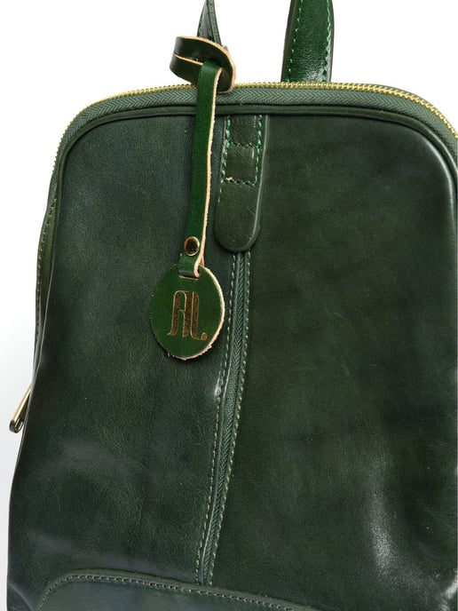 Anna Luchini Groen Rundleer Tas - Image 3