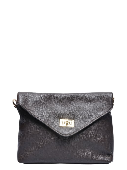 Anna Luchini Bordeauxrood Rundleer Tas - Image 1
