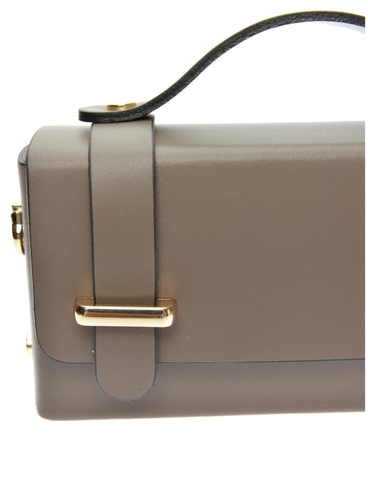 Isabella Rhea Beige Rundleer Tas - Image 3
